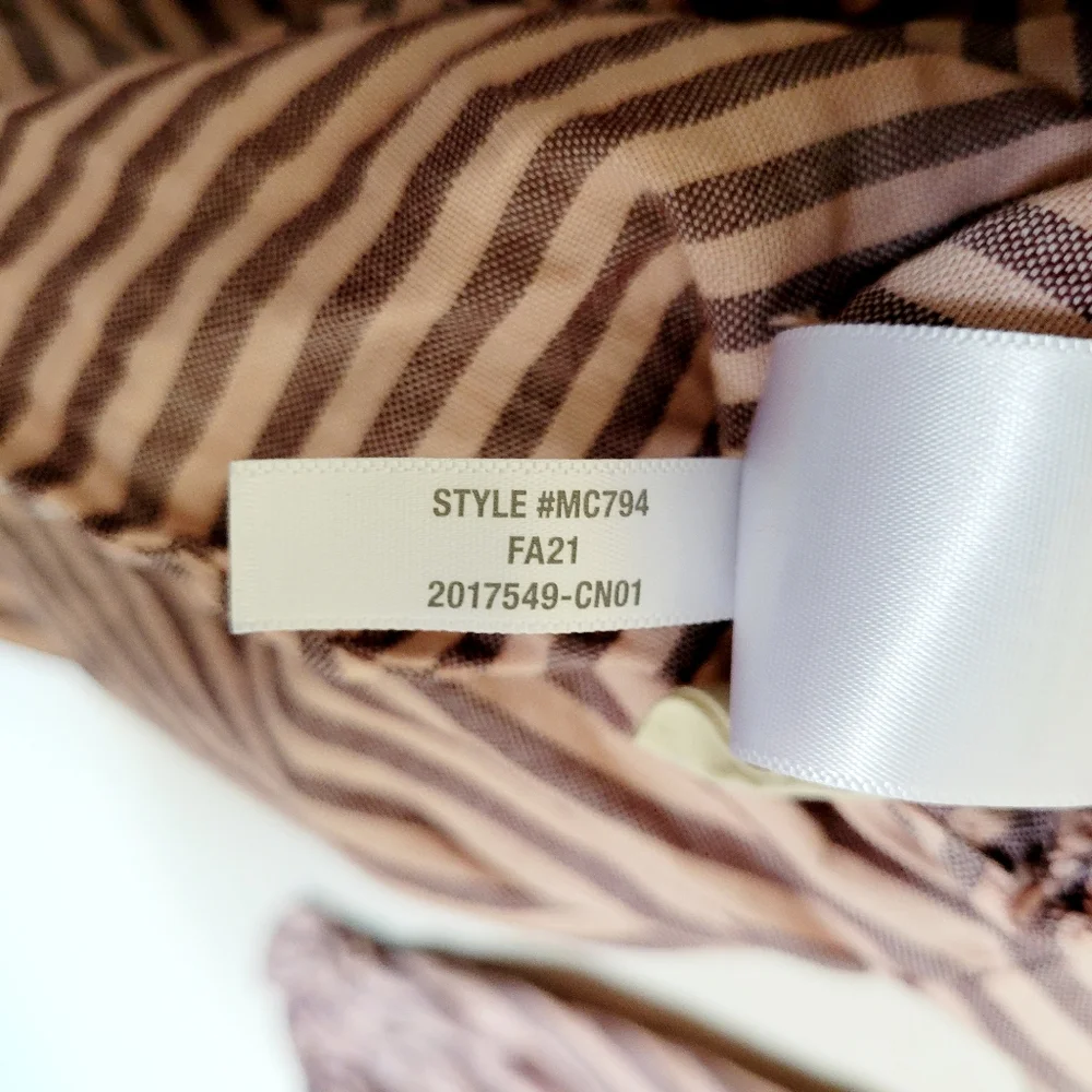 Madewell Puff-Sleeve Peplum Wrap Top in Stripe‎ in Sweet Tulip